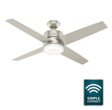 hunter ceiling fan with dimmable light